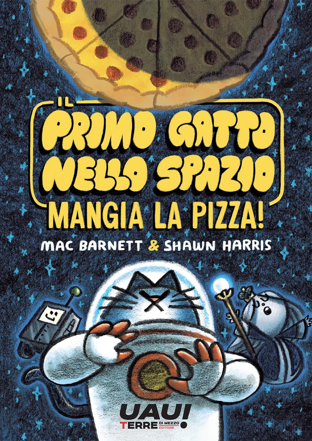 Il primo gatto nello spazio mangia la pizza