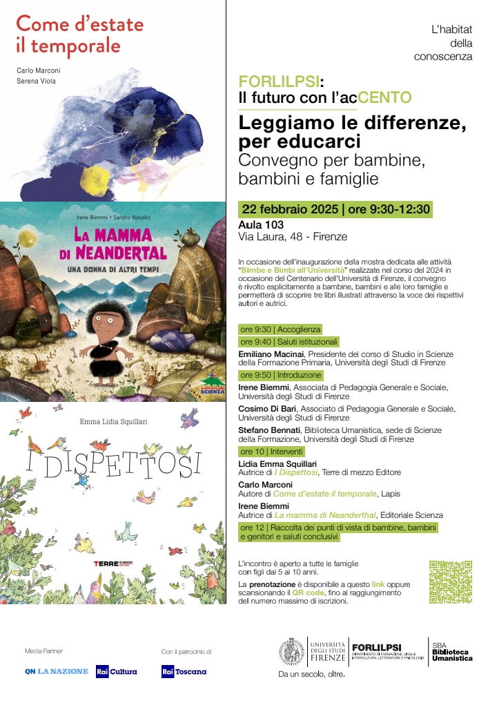 Leggiamo le differenze, per educarci - Convegno e mostra Forlilpsi