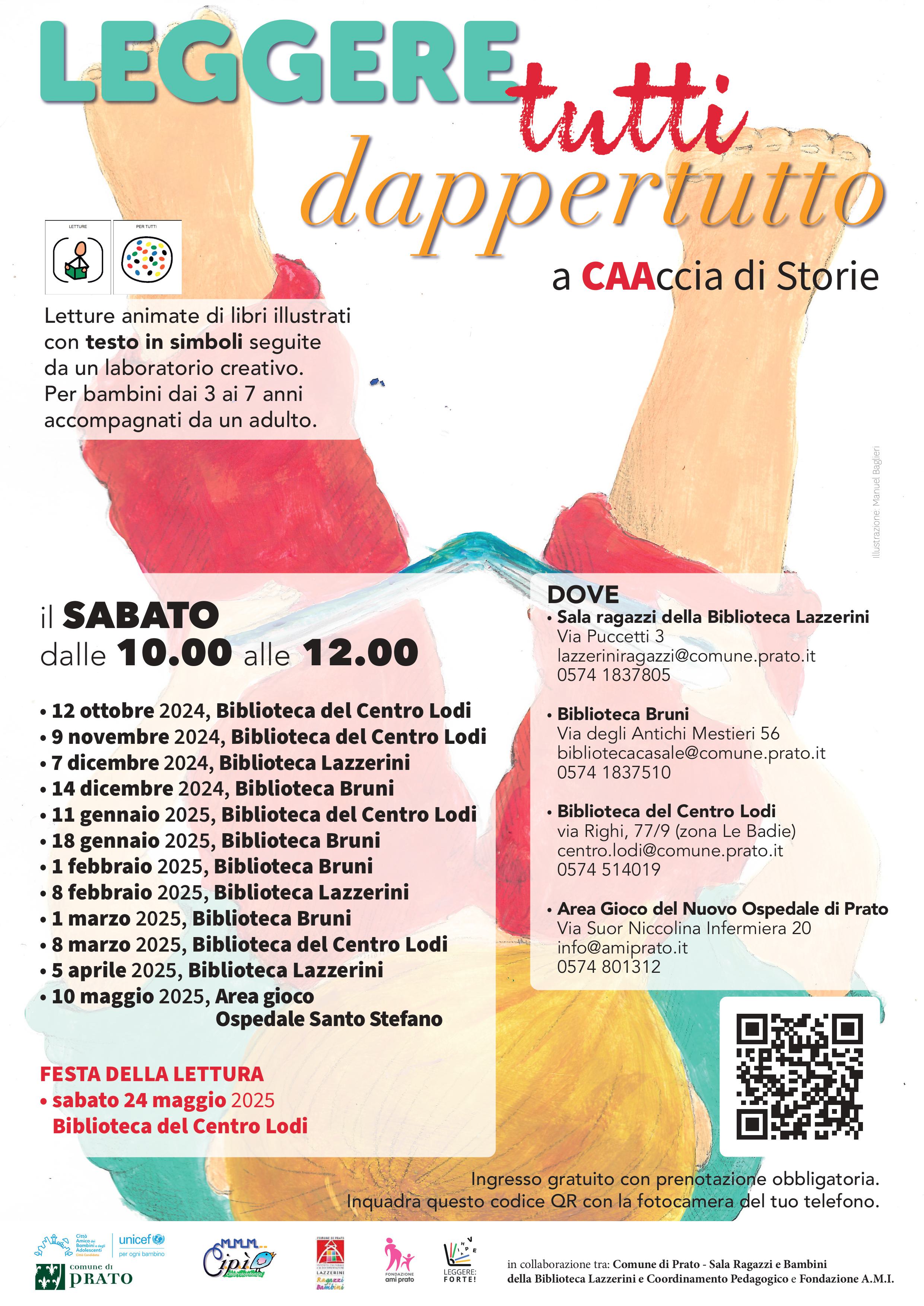 Leggere tutti dappertutto. A CAAccia di storie e Comunico con tutti i sensi